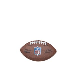 wilson nfl mini replica football, brown, 1