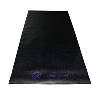 treadmill doctor regular treadmill mat for home fitness equipment - 3' x 6.6'