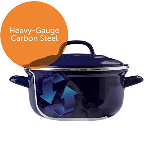 BK Carbon Steel Mini Dutch Oven, 2-Cup, Cobalt (CC003131-001)