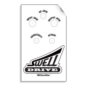 StewMac Swell Drive Pedal Kit, With White Enclosure