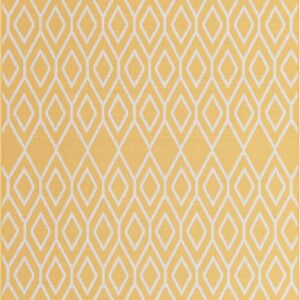 Jill Zarin Outdoor Collection Area Rug - Turks and Caicos (5' 3" x 8' Rectangle Yellow Ivory/Ivory)