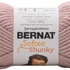 Bernat Gray Rose Yarn Softee Chunky