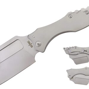 10.75" Extreme Giant Stainless Steel Tactical Folding Cleaver Knife Hunting Camping Outdoor