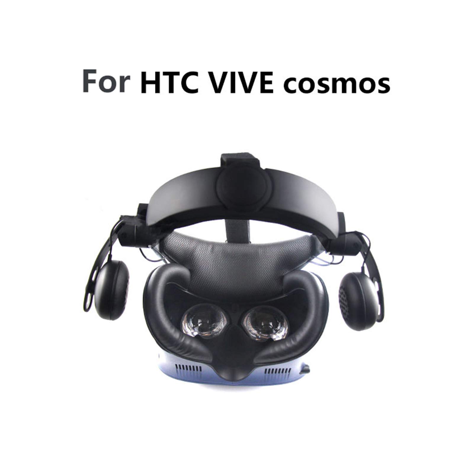 LICHIFIT Soft PU Leather VR Eye Cushion Cover Sweat-proof Mat Pad for HTC VIVE Cosmos VR Headset