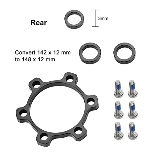 Bike Hub Conversion, Boost Adapter, Front Rear Boost Hub Conversion Adapter Front 100 * 15 to 110 * 15 Accessory(100 * 15 to 110 * 15)