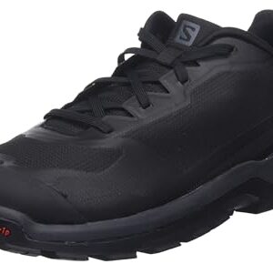 Salomon Sense Ride 4 Trail Running Shoes for Men, Black/Quiet Shade/Ebony, 12