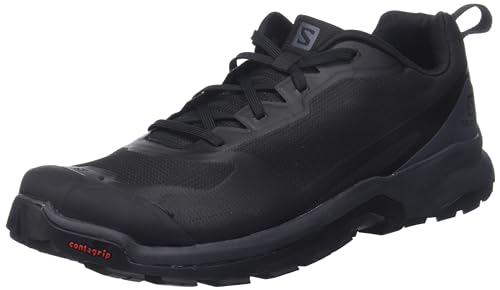 Salomon Sense Ride 4 Trail Running Shoes for Men, Black/Quiet Shade/Ebony, 12