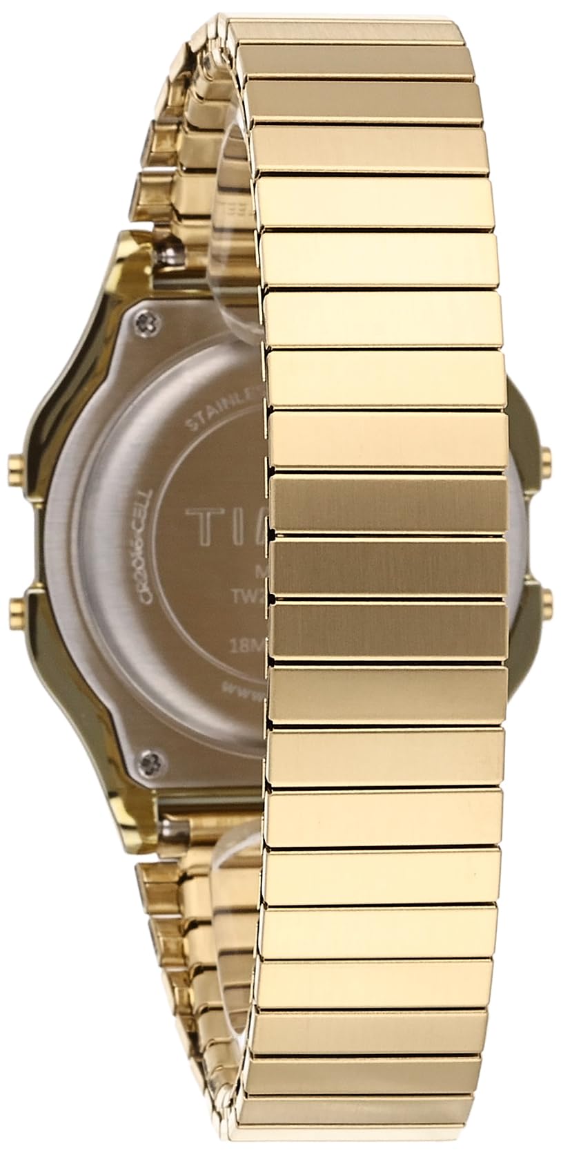 Timex T80 34mm unisex-adult Watch – Gold-Tone with Stainless Steel Expansion Band