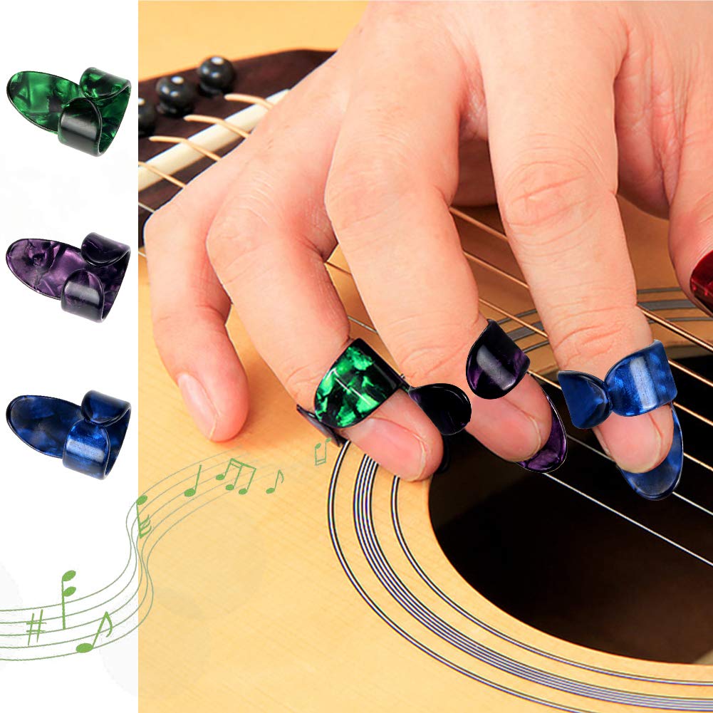 30pcs Silicone Guitar Finger Guards Fingertip Protectors Fingertip Protection Covers Caps for Stringed Instruments, Sewing and Embroidery (5 Sizes)