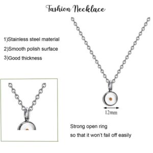 Dainty Mustard Seed Pendant Necklace for Women Girls (Necklace)