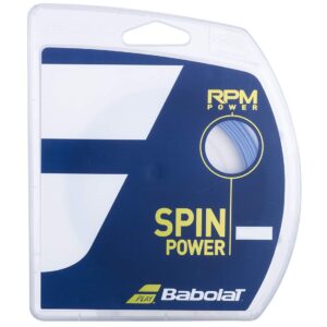 babolat rpm power (17-1.25mm) electric blue racquet string set