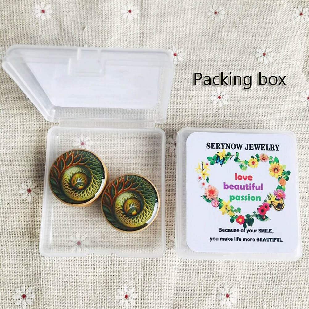 SERYNOW Wood Ear Gauges Plugs And Tunnels 8mm-25m Ear Stretcher Expander Saddle Plug Piercing Jewelry (00g (10mm))