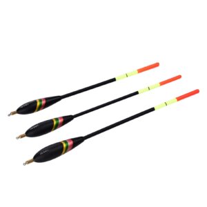 Health Gear Fishing Bobbers, Fishing Slip Floats, 3Pcs Fishing Floats and Bobbers Slip Bobbers for Crappie Professional Fishing Tackle Tools 1.5+6g 1.5+5g 1.5+4g