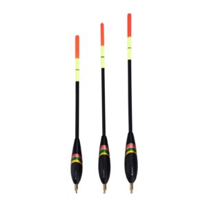 Health Gear Fishing Bobbers, Fishing Slip Floats, 3Pcs Fishing Floats and Bobbers Slip Bobbers for Crappie Professional Fishing Tackle Tools 1.5+6g 1.5+5g 1.5+4g