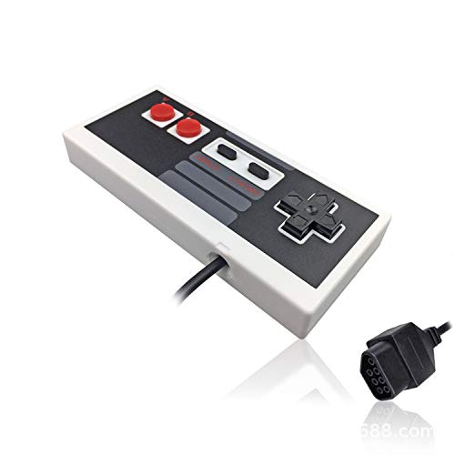 2-Pack Replacement Controller for Nintendo NES 8 Bit Entertainment System, NES Controller Console Control Pad