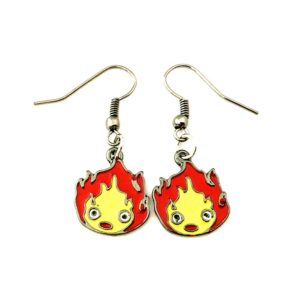 fandom bazaar anime cartoon metal earrings gifts for woman