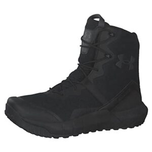 Under Armour mens Micro G Valsetz Zip Military and Tactical Boot, Black (001 Black, 12.5 US