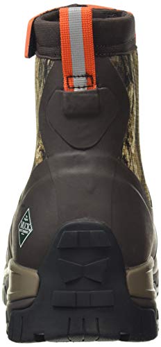 Muck AXMZMOCM14 Men's Apex Mid Zip Brown/Mossy Oak Break up Country 14 Mens