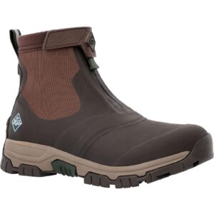 muck axmz900m14 men's apex mid zip brown 14 mens