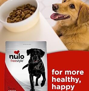 Nulo Freestyle Adult Dog Food, Premium All Natural Grain-Free Dry Small Kibble Dog Food, with BC30 Probiotic for Healthy Digestion, and High Animal-Based Protein with no Chicken or Egg Alternatives