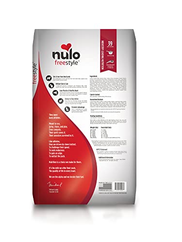 Nulo Freestyle Adult Dog Food, Premium All Natural Grain-Free Dry Small Kibble Dog Food, with BC30 Probiotic for Healthy Digestion, and High Animal-Based Protein with no Chicken or Egg Alternatives