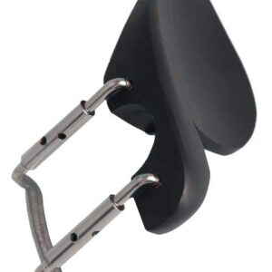 Jiayouy Violin Ebony Chin Rest with Standard Bracket for 4/4 Violin - Center Mount