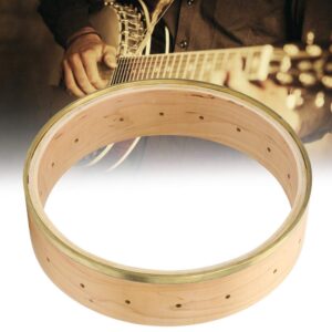 Banjo Rim Ring,11 Inch Maple Wood Banjo Rim for Banjo Parts