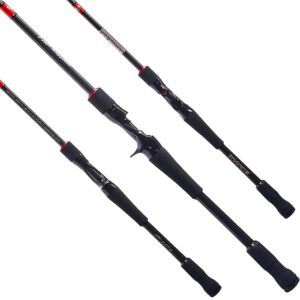 FAVORITE Pro Series Bait Casting and Spinning Fishing Rod | Light Weight Carbon Fiber Graphite Blend Fishing Rod