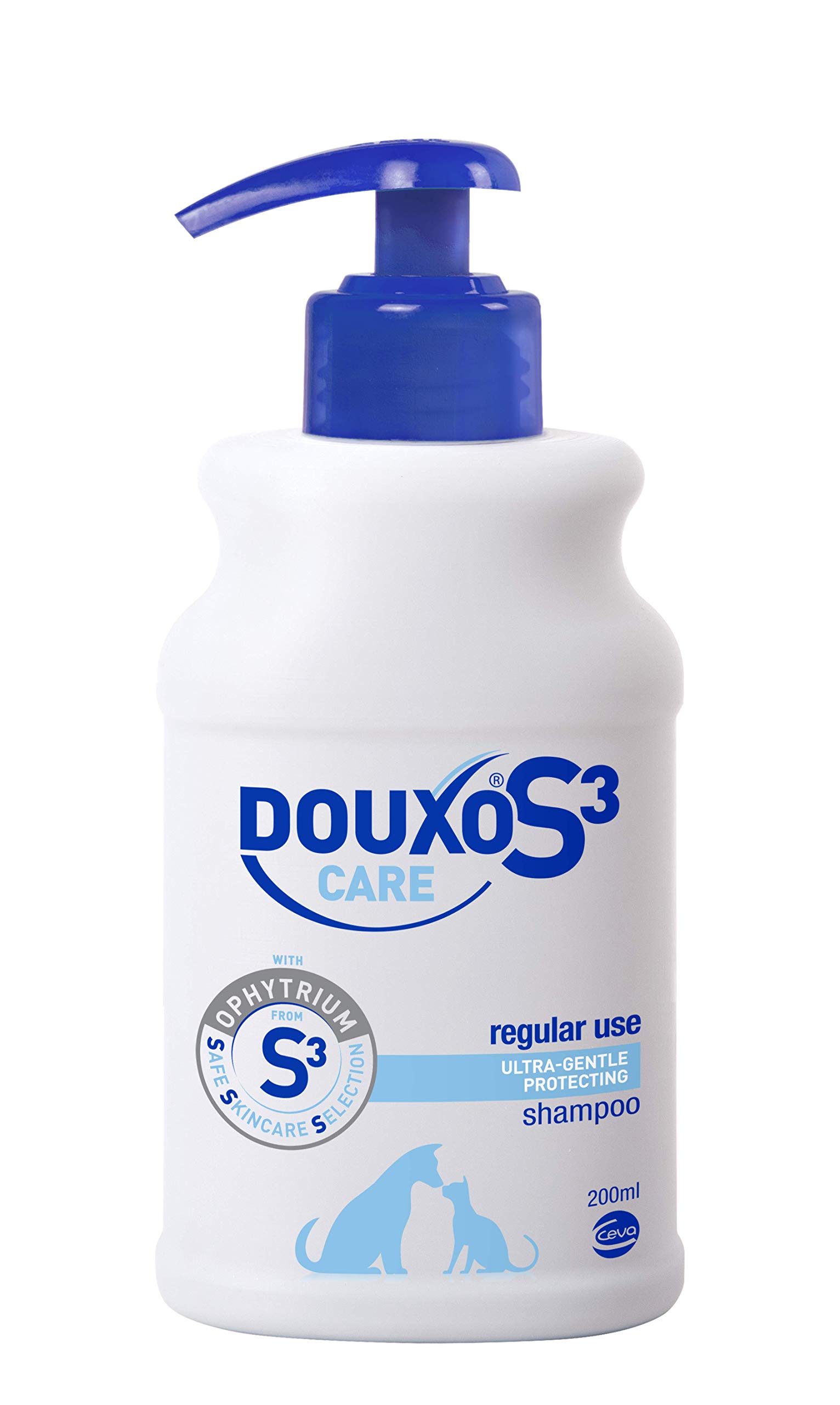 DOUXO S3 Care - Shampoo - Dog & Cat Hygiene - Regular Use - Ultra-Gentle - Protecting and Hydrating - Hypoallergenic Fragrance - Veterinary Recommended - 200ml