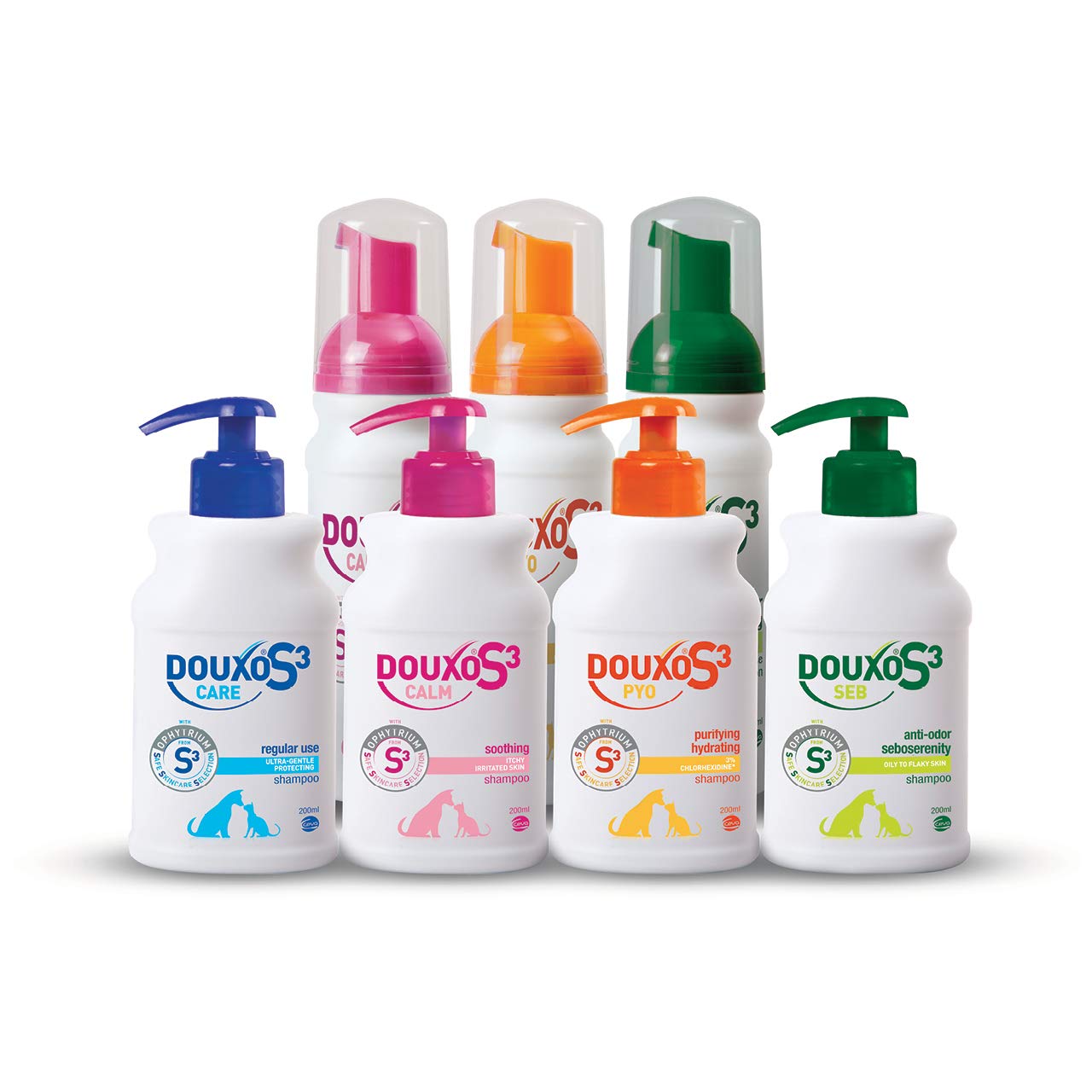 DOUXO S3 Care - Shampoo - Dog & Cat Hygiene - Regular Use - Ultra-Gentle - Protecting and Hydrating - Hypoallergenic Fragrance - Veterinary Recommended - 200ml