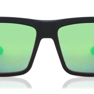 Cyrus Soft Matte Blk Happy Brnz Polar w/Green Spectra Mirror