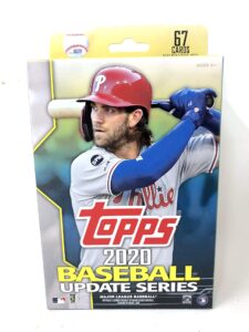 2020 topps update hanger box (1 pack/67 cards: 6 inserts)