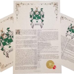 Mr Sweets Artiss - Coat of Arms, Crest & History 3 Print Combo - Surname Origin: English England