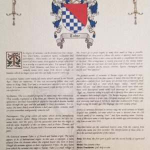 Mr Sweets Koo Coat of Arms, Crest & History 11x17 Print - Name Meaning, Genealogy, Family Tree Aid, Ancestry, Ancestors, Namesakes - Surname Origin: English England