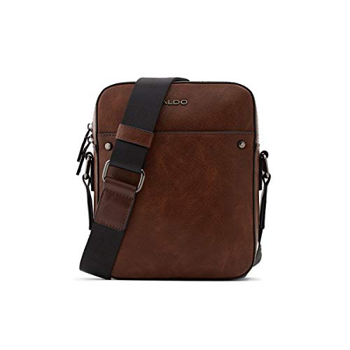 ALDO Men's Poani Crossbody Bag, Dark Brown