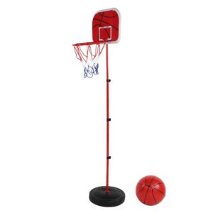 basketball backboard and hoop, kids basketball hoop set, portable basketball hoop and stand backboard hoop basketball net with pump