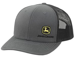 john deere richardson charcoal hat/cap - lp76205