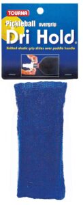 tourna pickleball dri hold slide on overgrip - 2 per pack, blue