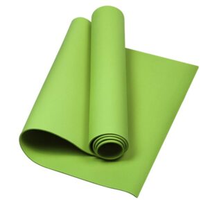 yoga mat, 4mm thick eco friendly non-slip fitness pad, eva exercise pad for exercise gym pilates glute bridge, lightweight cushioned fitness mat workout mat floor training exercise mat - 173x 60cm