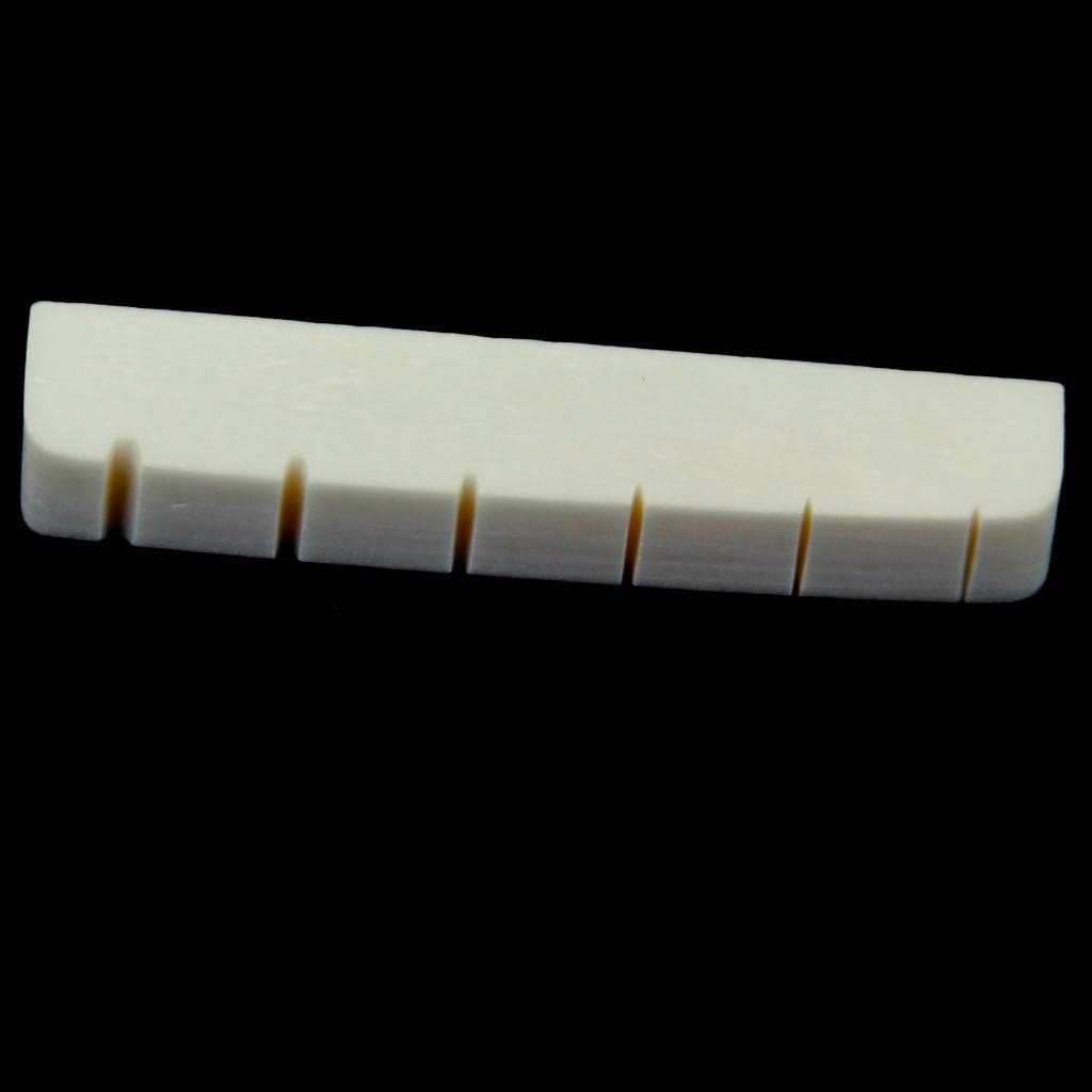 4pcs 43mm Beige Buffalo Bone Nut For Les Paul SG ES Electric Guitar