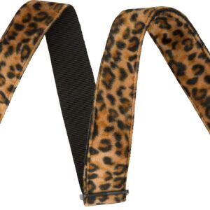 Fender Wild Animal Print Guitar Strap, 2in, Leopard