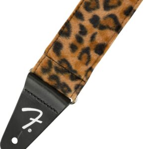 Fender Wild Animal Print Guitar Strap, 2in, Leopard