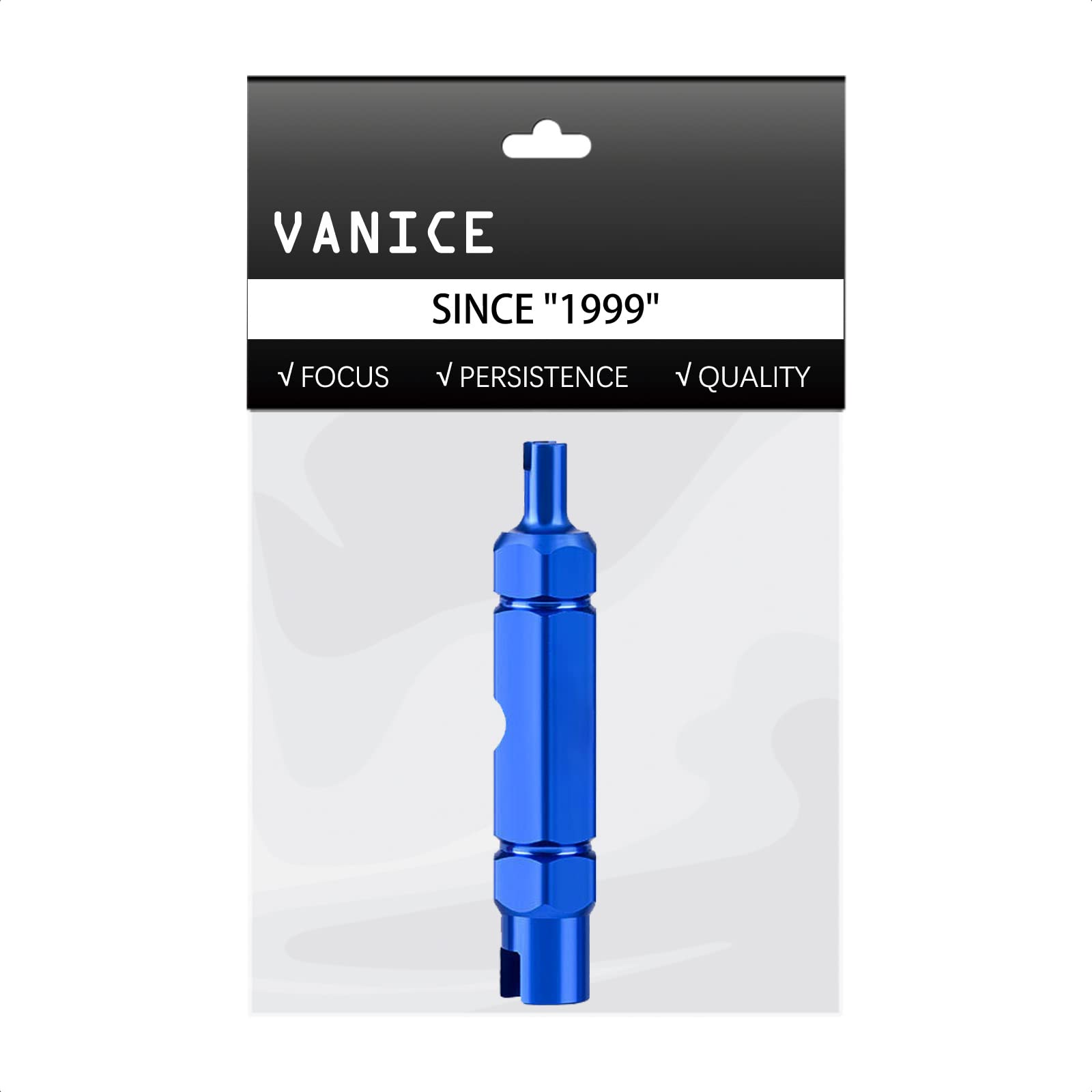 VANICE Valve Core Remover Tool Presta Schrader Tire Valve Repair Tool for Bicycle, Cars, SUV, Bike, Motorcycles Tyre/Blue