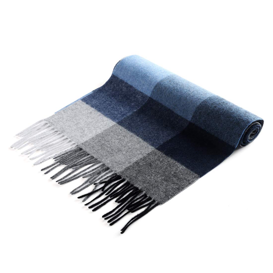 TITAKING Unisex 100% Wool Cashmere Scarf for Men Women Warm Winter Scarves