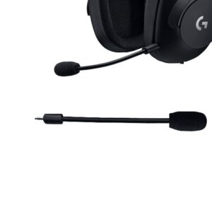 replacement g pro microphone compatible for logitech g pro (981-000719) gaming headset mic boom