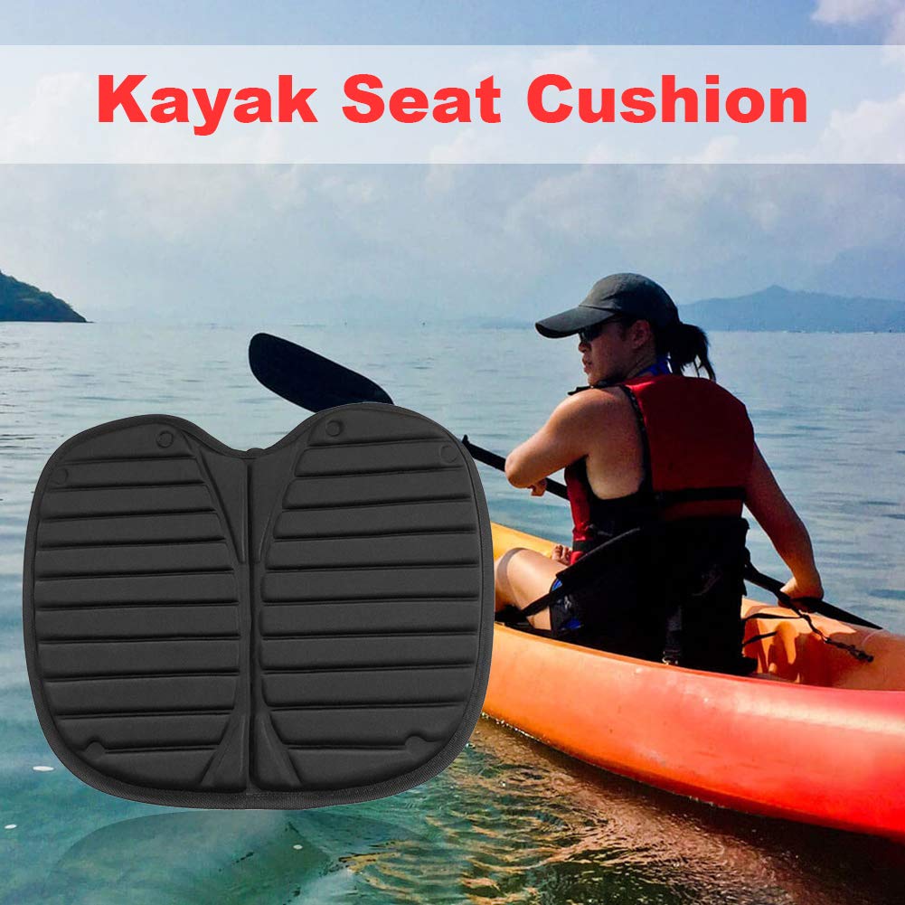 Kayak Seat Cushion,Padded Canoe Seat,Adjustable Boat Seat,Cushioned Fishing Seat for Universal Base Water Sports Outdoor