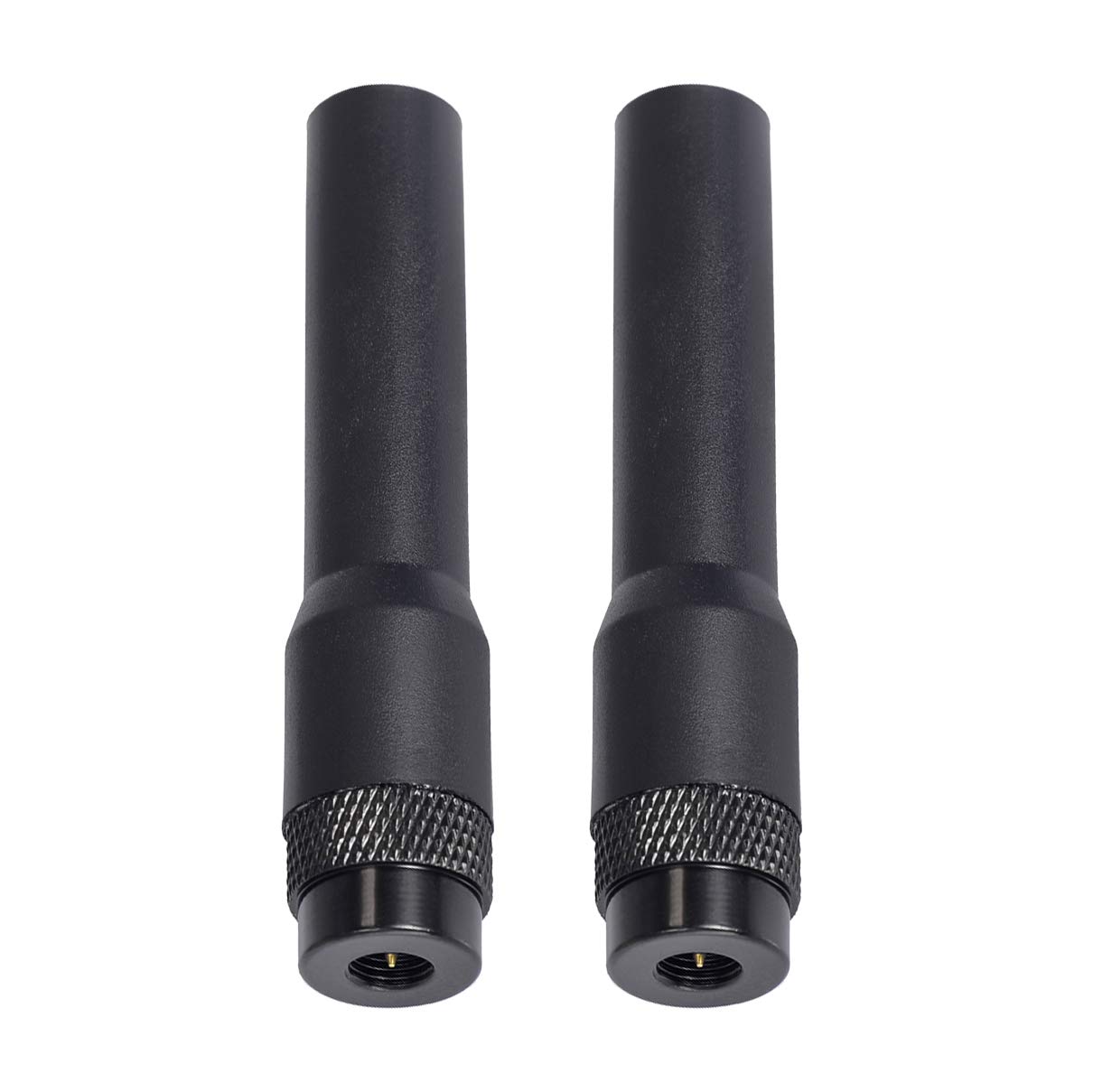 Bingfu Dual Band VHF UHF 136-174MHz 400-470MHz Ham Radio Antenna Handheld Two Way Radio SMA Male Soft Antenna 2-Pack for Icom Yaesu Vertex Ham Radio Walkie Talkie Standard Horizon Marine VHF Radio