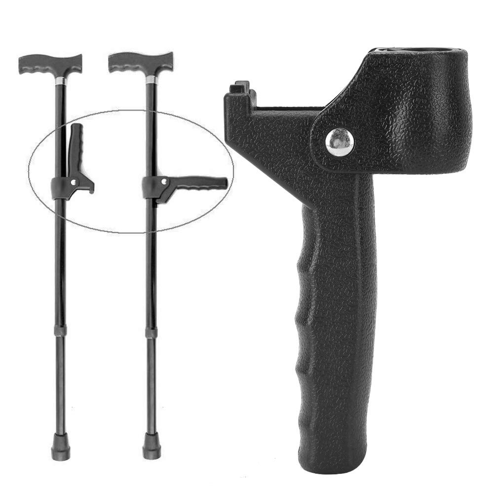 Auxiliary Handle for Walking Stick, Auxiliary Handle Tip of The Walking Poles Handle Folding Travel Stick for Trekking Poles for 22 Mm Diameter Tube