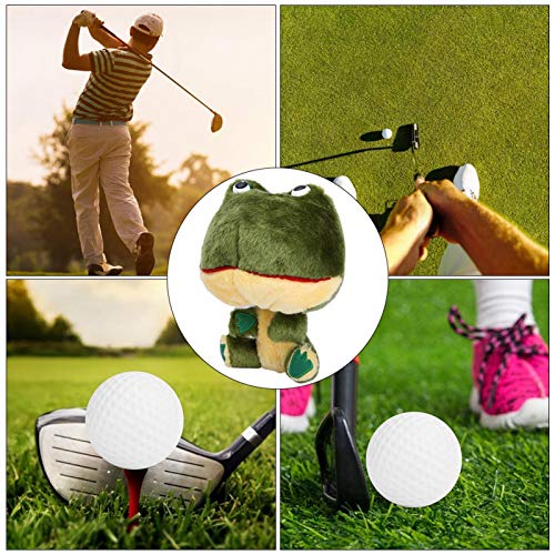 Plush Golf Head Covers Club Protective Driver Headcover Frog Shape