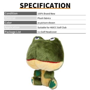 Plush Golf Head Covers Club Protective Driver Headcover Frog Shape